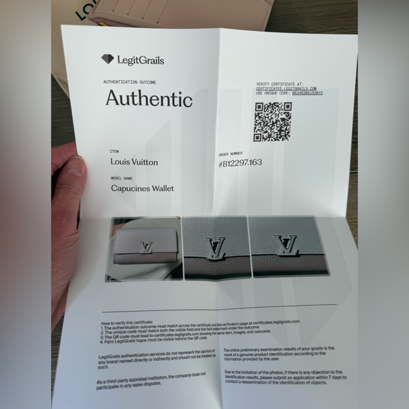 SOLD! Louis Vuitton Capucines Iridescent Wallet - Picture 5 of 5